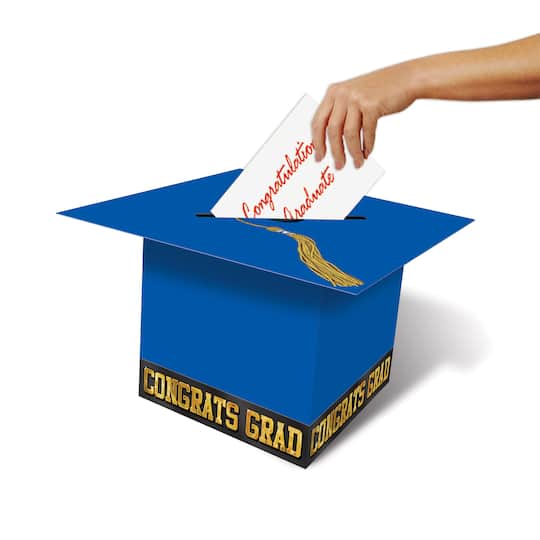 Beistle 8.5" Grad Cap Card Box